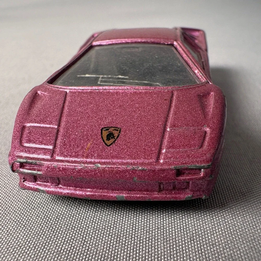 Maisto Lamborghini Diablo Diecast Car Metallic Pink Glitter 1/64 Scale Toy Car
